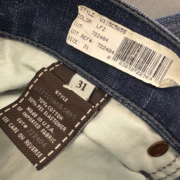 NWT  7 For All Mankind Dojo Flared Jean 31/33 - Picture 10 of 13